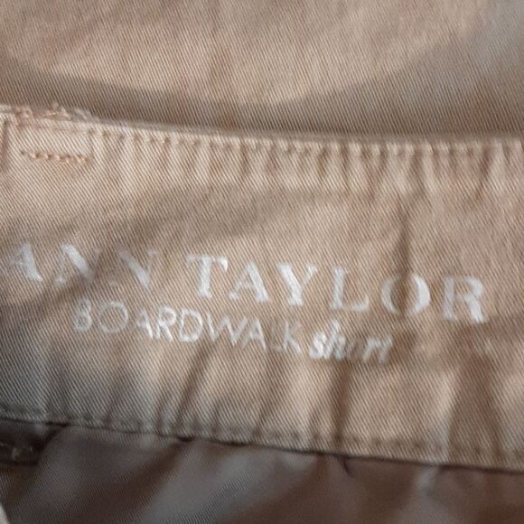ANNTAYLOR BOARDWALK Shorts Tan sz 4‎ - Picture 4 of 10